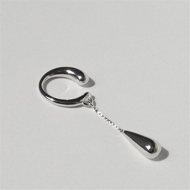 TEMU Aretes de Clip para Helix y Cartílago, Aleación de Cobre, Sin Perforación, Joyería Corporal, Aretes Falsos de Envolver, Accesorios para Oreja