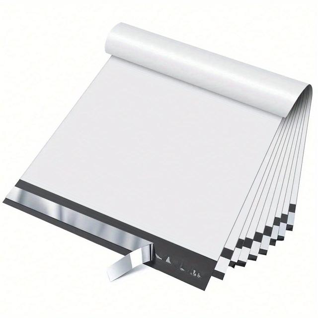 TEMU 100pcs Pe (polyethylene) Sealing Packaging Bag, New, Waterproof, Self-adhesive, For , Transportation, Mailing