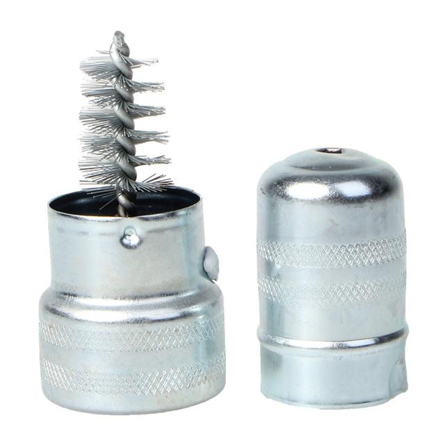 TEMU Інструмент для очищення терміналів акумулятора з нержавіючої сталі, матеріал заліза, U90C для автомобіля з срібним контактом