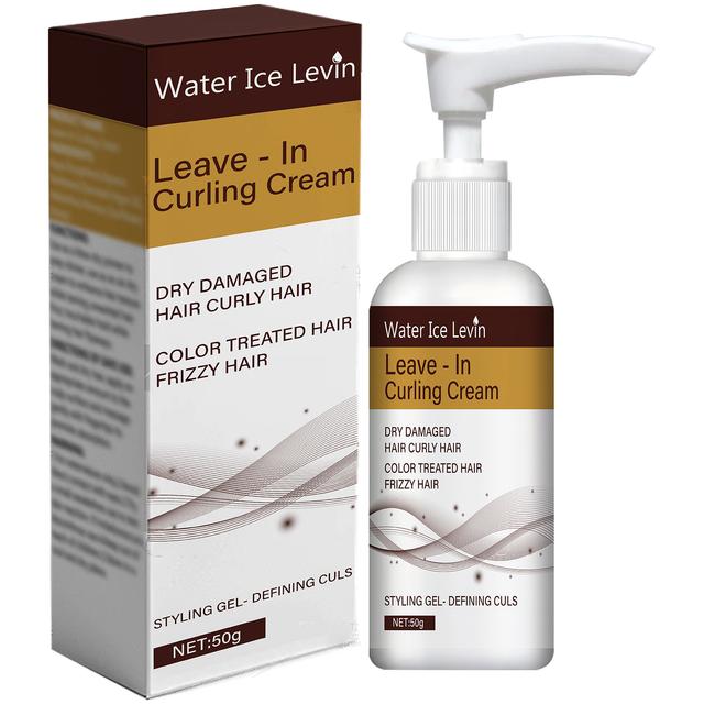 TEMU A Cream For Curls That Provides Care For Dry And Damaged Curly Hair, Offering Elasticity And Hydration, Enhances Volume And Smoothness, Defines Curls, And As A Styling Gel