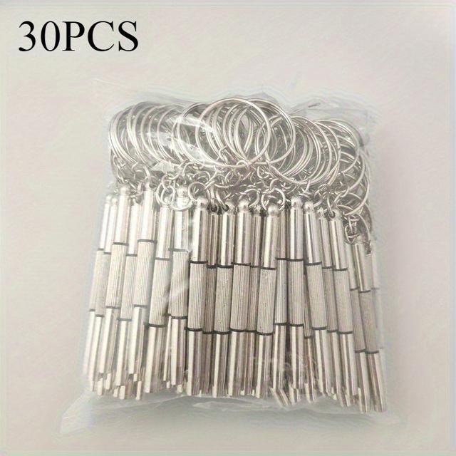 TEMU Set Of 30 Screwdrivers For Glasses And Watch Repair, Featuring A Keychain - A Portable Hand Tool For Eye Protection, A Screwdriver For 3 Purposes, And A Versatile Screwdriver