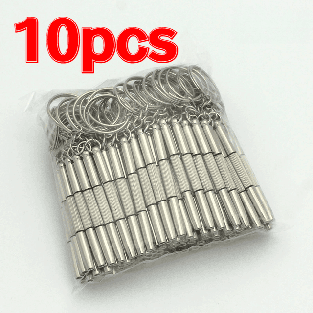 TEMU 10/20/25 ks Mini Šroubovák Tři v Jednom Sada s Přívěskem – Nástroj na Opravu Brýlí, Hodinek a Mobilních Telefonů, Vhodný pro Domácí a Výrobní Použití, Přenosný Multifunkční Šroubovák