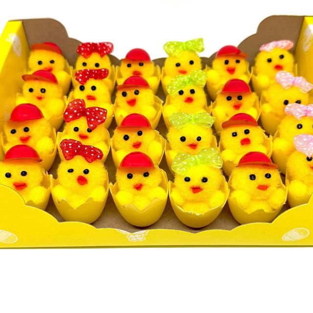 TEMU 24pcs Easter Chick Cute Ornaments, Easter Decorations, Decor, Figurines