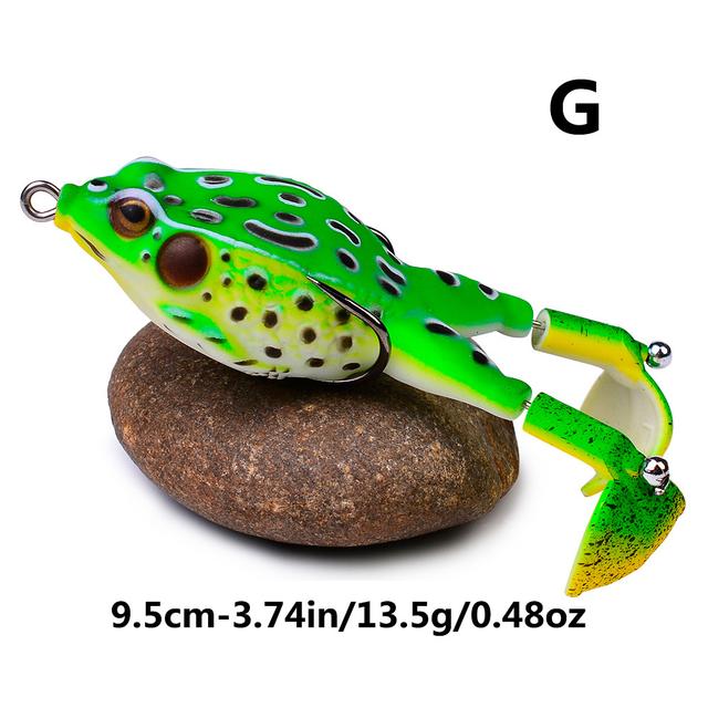 TEMU Experience The Thrill Of Frog Fishing With Bionic Bait - Hooks Included!