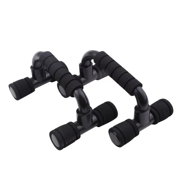 TEMU 1 Pair Ergonomic Push-up Bars For Men - Non-slip, Portable Strength Training Stands With Textured Grip, 300 Lbs Capacity, Ideal For Home & Gym Workouts, Easy Assembly, Gym Accessories