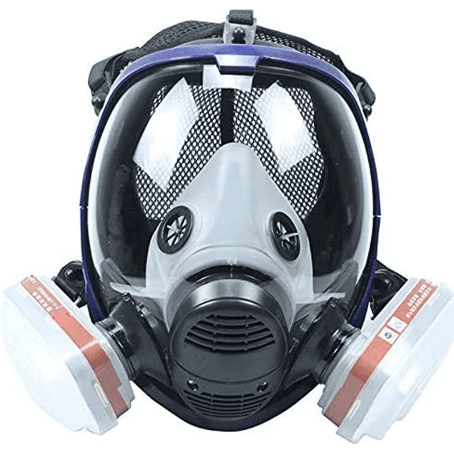 TEMU Full Face Respirator Mask Activated Carbon Respirator Masks For Vapor Filter Cartridg