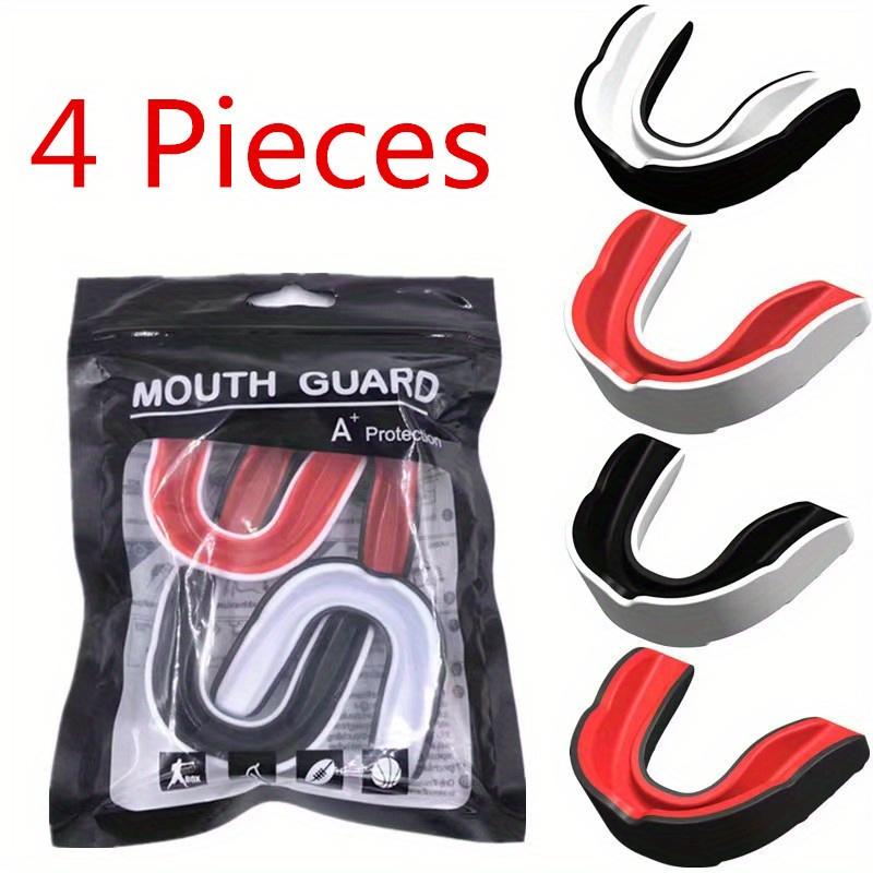 TEMU 1 Set 4pcs Sports Mouthguard, Free Carry, For Hockey, Basketball, Karate, Flag Football, Taekwondo, Rugby, Boxing, Mixed Martial Arts, Ice Hocke