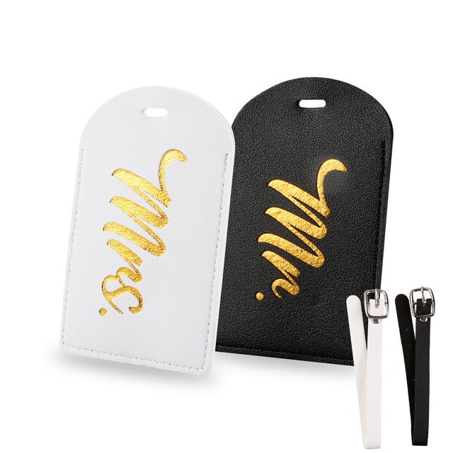 TEMU 2 Stück Mr. & Mrs. Gepäckanhänger Paar Gepäckanhänger Reisezubehör