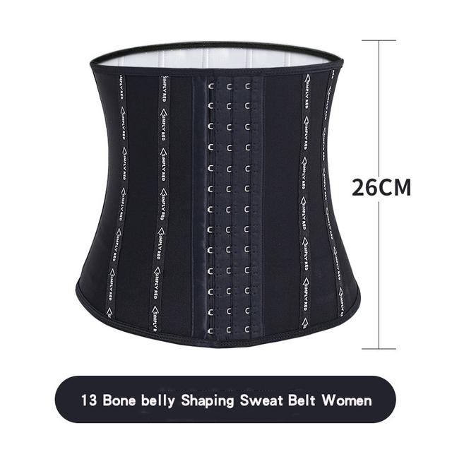 TEMU Women's Postpartum Waist Trainer Corset, Sauna Sweat Belt, Knit Fabric Burner, Hand Washable Sheath Girdle, Textile Material ≥80%