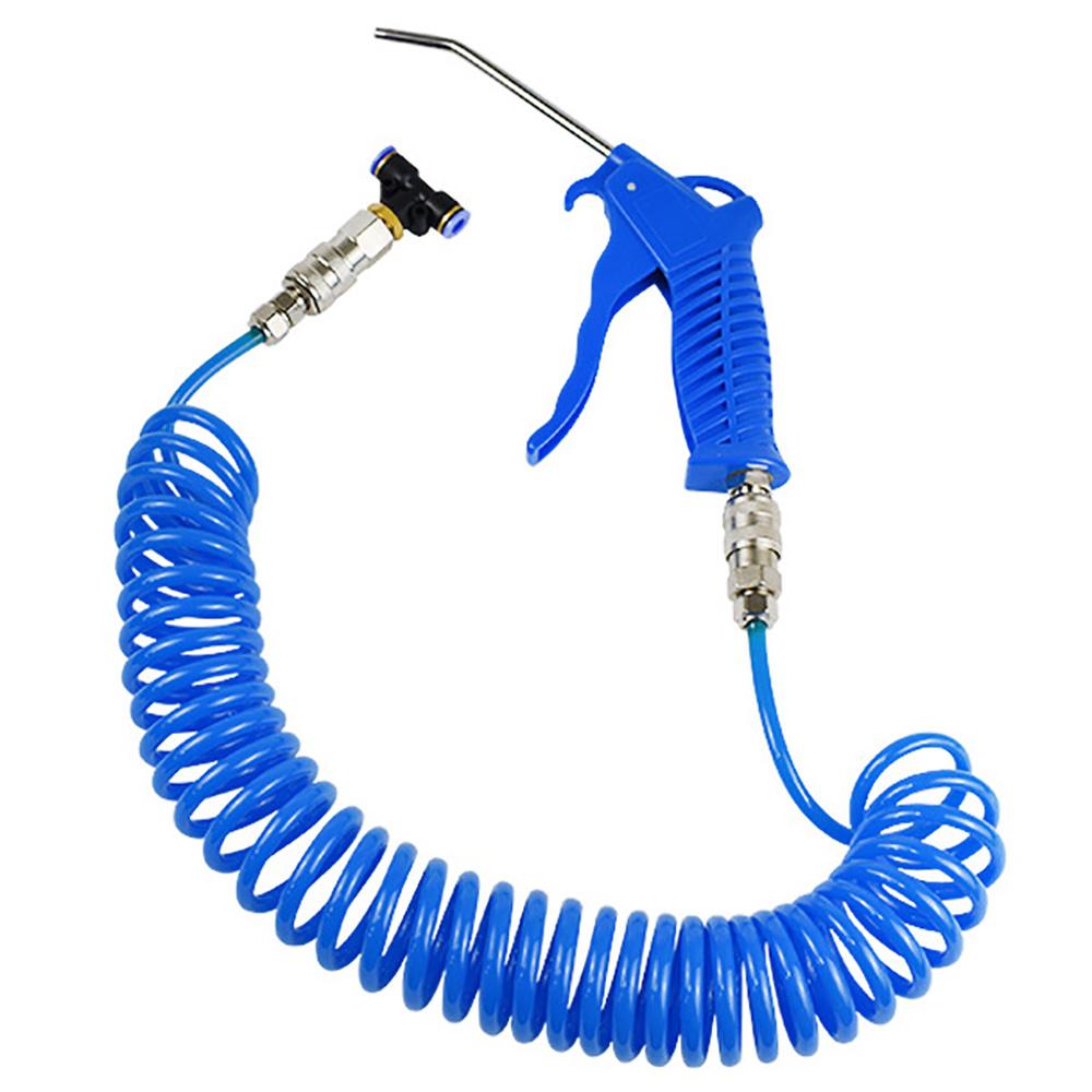 TEMU 196.85inch Hose Air Duster Multi Truck Dust Blower Gun Set Clean 5.5mm Steel Nozzle Blower Spray Tool Kit