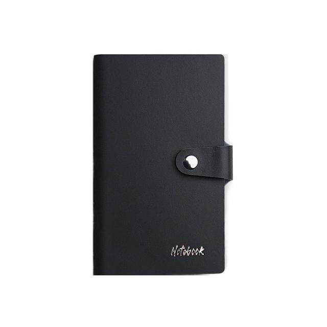 TEMU Pu Cover A7 Mini Notebook Compact Pocket Diary Writing Book Memo Pad For Office And School Supplies