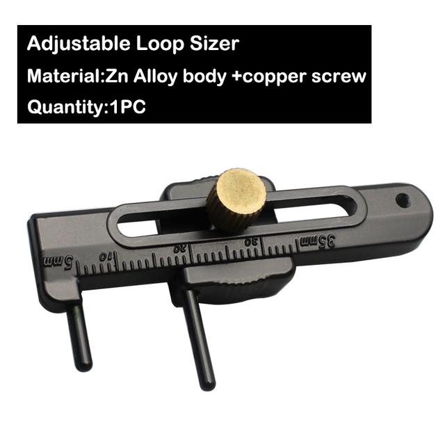 TEMU 1pc Adjustable Loop Sizer Metal Knotting Tool, Tie Hook Loop Making Device For Carp Fishing Hair Rig Tackle, Carp Fishing Accessories