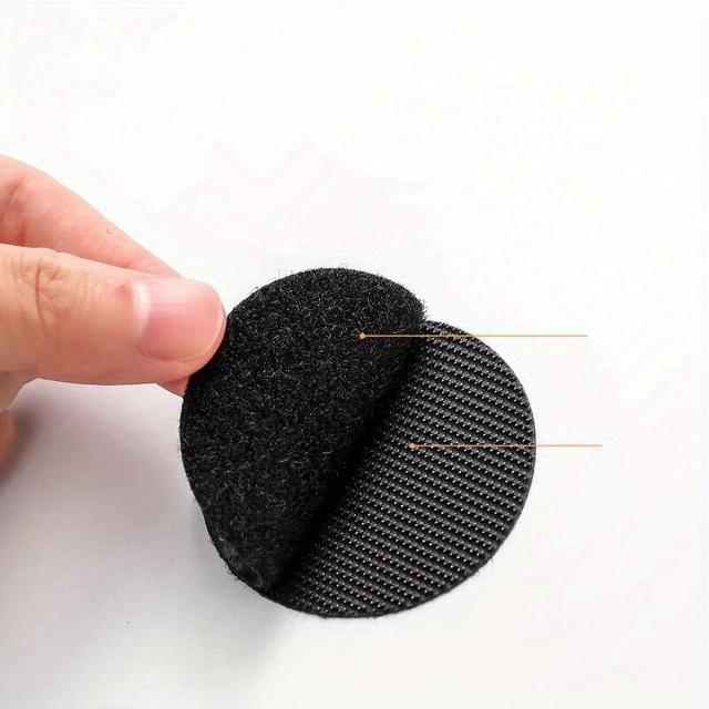 TEMU 5/10/20pcs Strong Self Adhesive Fastener Dot Stickers, Adhesive Hook And Loop Tape For Bed Sheet Sofa Mat Carpet, Anti-slip Mat Pads