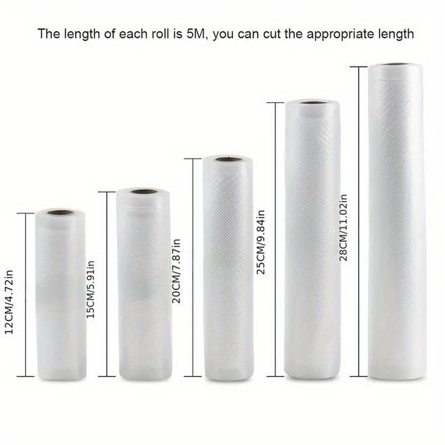 TEMU 12+15+20+25+28cm X500cm Set With Multiple Sizes Included