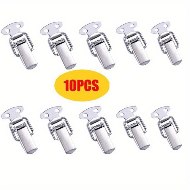 TEMU 10pcs Toggle Latches Spring Loaded Clamp Clip Case Box Toggle Tension Lock Lever Clasp Closures Crate Lock Snap Lock