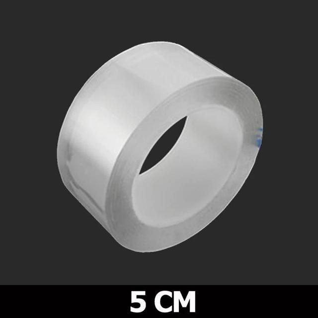 TEMU 16.4ft Kitchen Tape Self-adhesive Sink Pool Beautiful Seam Paste Mildew Antifouling Transparent Acrylic Nano Tape