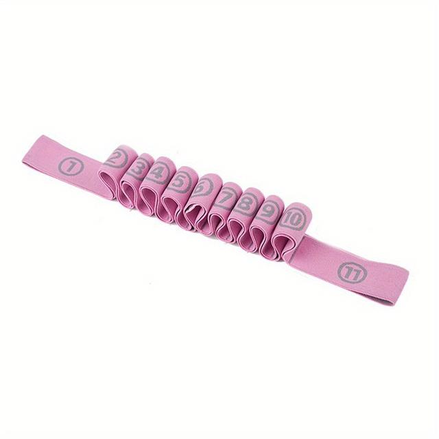 TEMU 1pc Elastic Segmented Band, Yoga Resistance Tension Band, Suitable For Body Stretching, Leg Training, Body Shaping