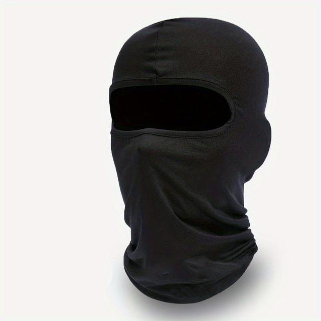 TEMU Unisex Summer Balaclava Ski Mask In Vibrant Colors, Designed For Outdoor Use As A Neck Gaiter For Men And Women