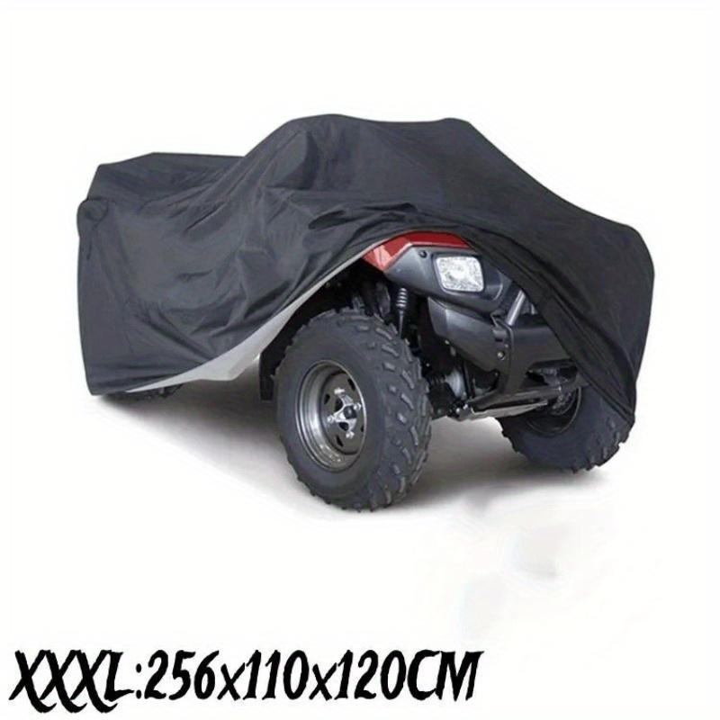 TEMU Outdoor Black Atv Cover, Bikes And Off-road Motorcycles Cover Atv Accessory, Includes Storage Bag, Fits Most Atvs, Scooters And Beach Vehicles