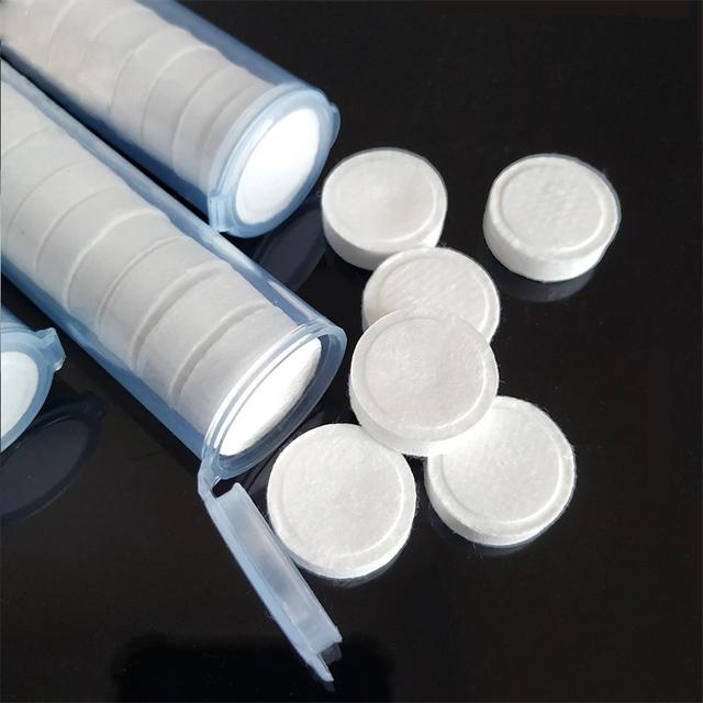 TEMU 1 Tubo, Toallas Comprimidas, Tela No Tejida, Toallas Faciales Mini Desechables, Tubo Portátil Para Viajes Y Exteriores, Ahorro De Espacio, Higiénico, Expansión Rápida