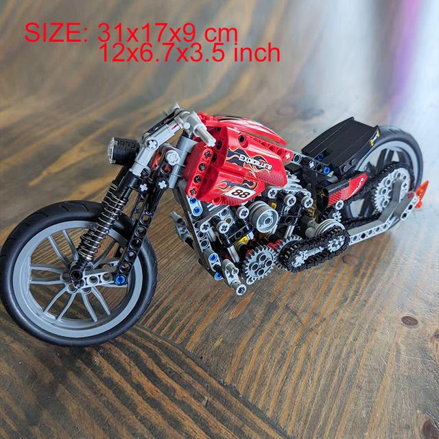 TEMU 378pcs Motorcycle Model Toy For Gift