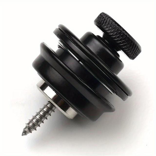 TEMU 1 Stück Gitarrengurtverschluss Aus Robustem Metallknopf Für Elektrische Akustikgitarre Bass Musikinstrument