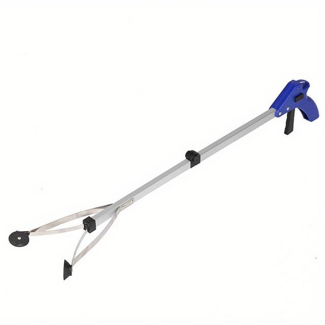 TEMU 32 Inch Lockable Foldable Grabber Reacher Lightweight Extender Gripper Tool Claw Trash Garbage Picker Help Hand Tool