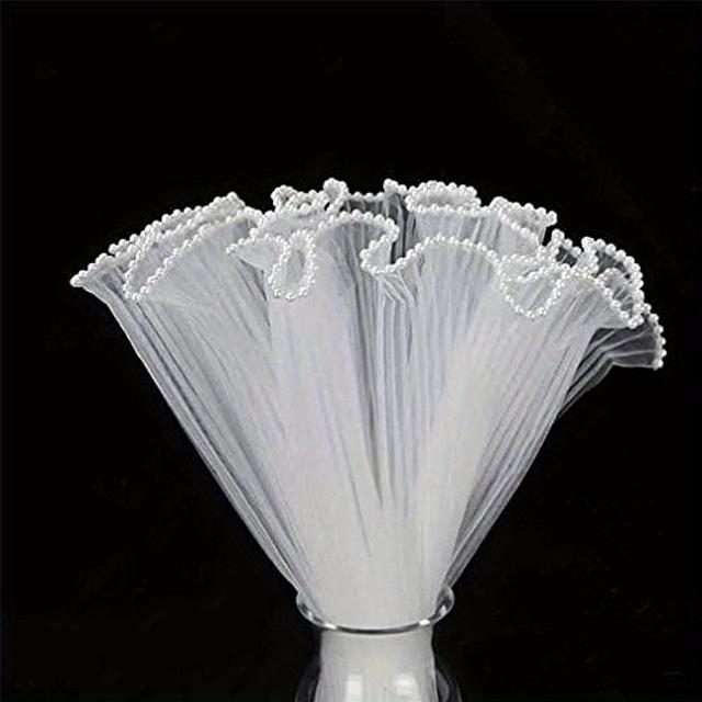 TEMU Korean Flower Wrapping Mesh Paper Roll - 157.48inch Plain Polyester Material For Bouquet, Gift Wrapping, Valentine's Day, Wedding, Birthday Supplies - Bow Makers