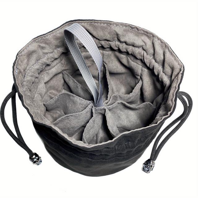 TEMU Gift For Her/him Dice Bag Cloth Storage Pouch High Quality Velvet Pouch Large Capacity Easy Carrying For Dnd Rpg Game Additions