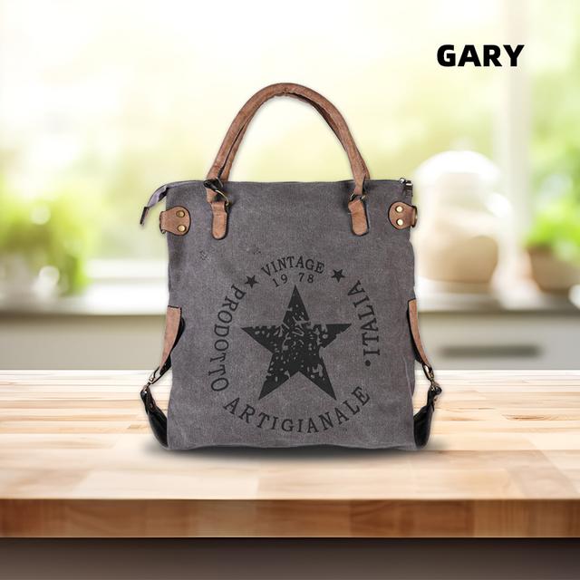 TEMU Einkaufstasche aus gewaschenem Canvas im Vintage-Stil, lässige Schultertasche für Damen mit aufgedrucktem , vielseitige Crossbody-Reisetasche, langlebige Aufbewahrungshandtasche