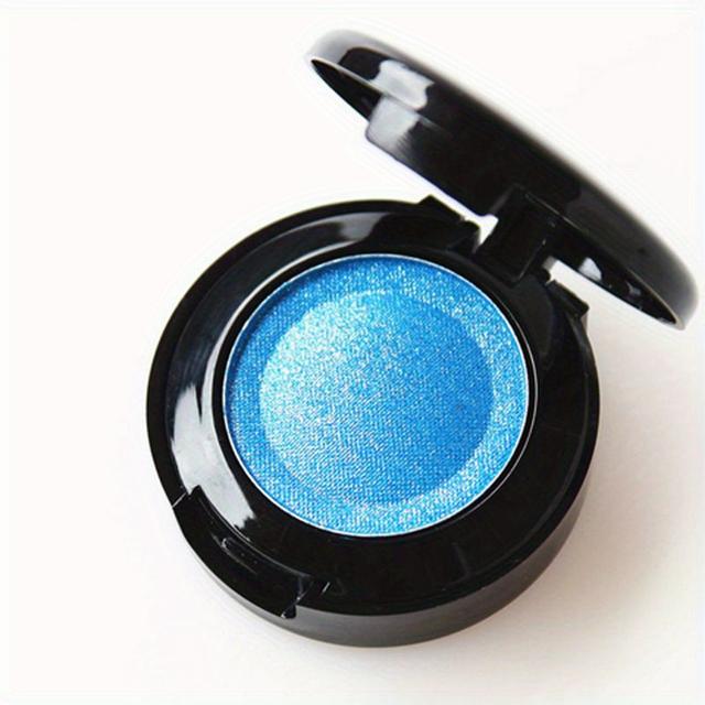 TEMU Lenyűgöző kék csillámos szemhéjpúder - Matt és csillogó befejezés, tökéletes fesztiválokra és színpadi sminkhez
