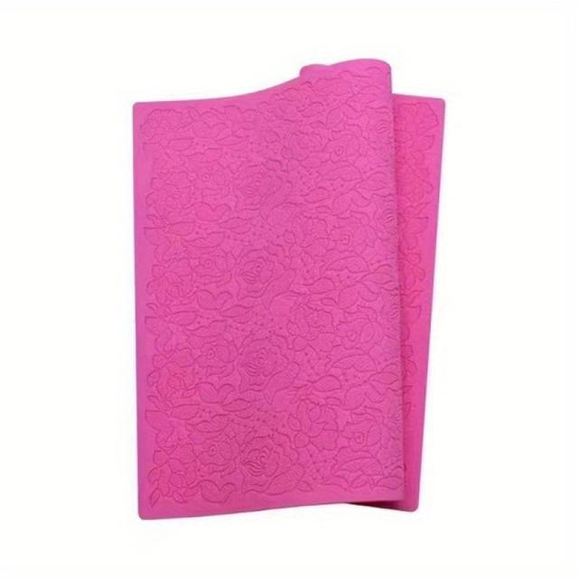 TEMU Thickened New Rose-shaped Silicone Mold Diy Cake Border Decoration Mold Baking Supplies Kitchen Utensils