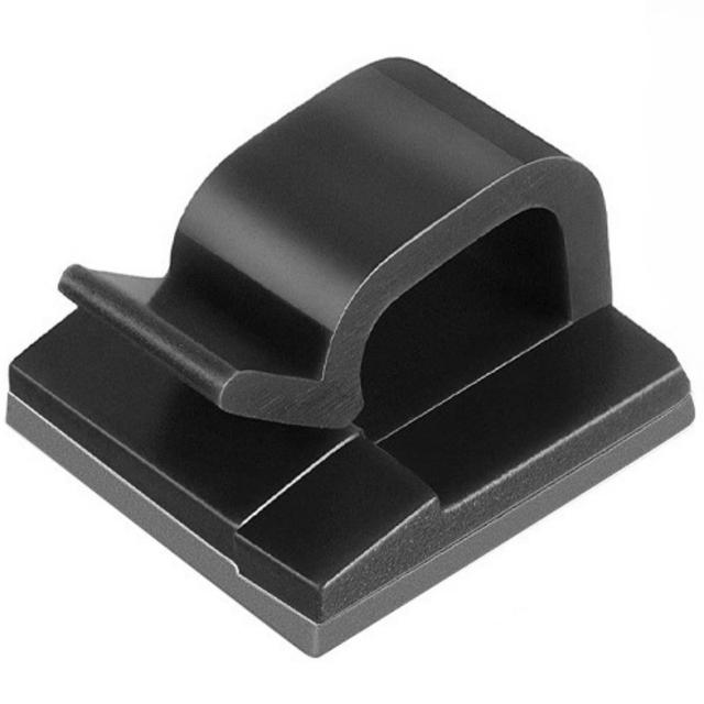 TEMU 40pcs Clamps With Strong Adhesive Tape - Versatile Wire Organizers For Cars, Offices, And Homes - Secure Cables Easily, Cord Holder