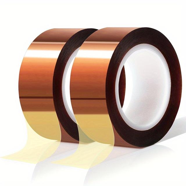 TEMU Cinta de termofusión de 20Mx33M, cinta adhesiva resistente a altas temperaturas, para vinilo de presión de sublimación al calor para cinta de transferencia de calor, no deja residuos