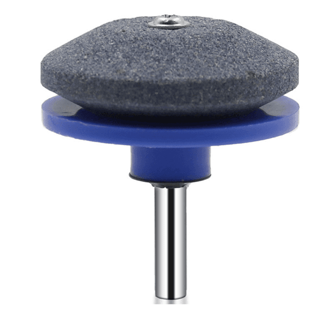 TEMU Stainless Steel And Plastic Electric Lawn Mower Sharpener | Emery Grit Material, Wear-resistant Sander Head For Garden Tools