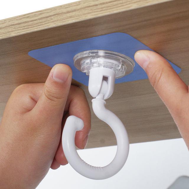 TEMU 2pcs Ceiling Hooks - No Drilling Required - Perfect For Hanging Plants, Towels, Coats & More!, Utility Hooks