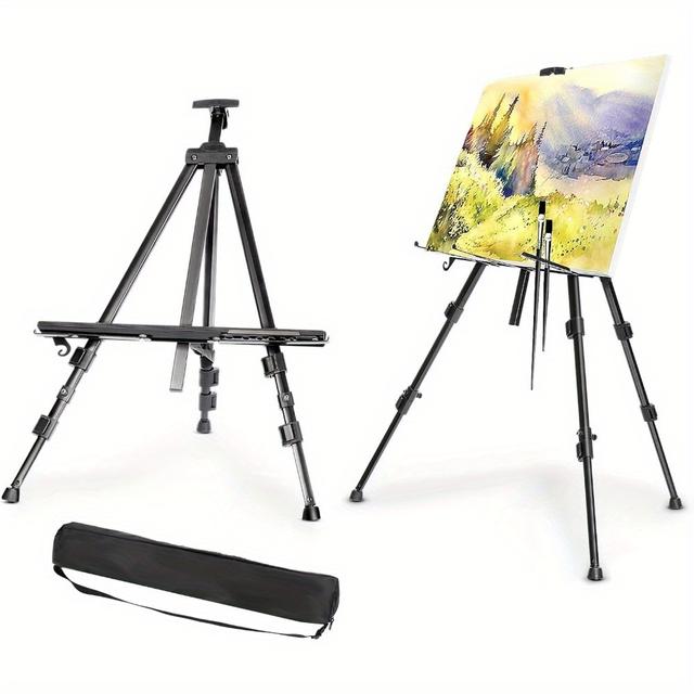 TEMU Extendable Painting Easel Tripod Display Telescopic Board Stand Uk