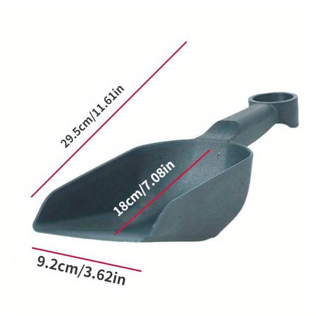 TEMU 1pc Of Gardening Tools For Planting Flowers, Including Small Shovels, Plastic Soil Scoops, Digging Spoons, Reinforced Soil Shovels, Flat Mouth Shovels, Ice Shovels, And Flower Shovels