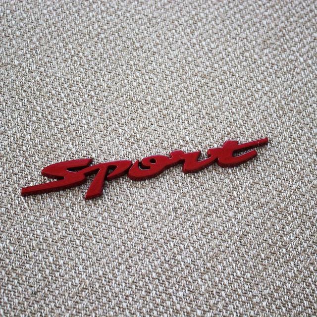 TEMU Mejora tu vehículo con una deportiva de metal 3D de calidad - un calcomanía de aleación de adecuada para cualquier coche