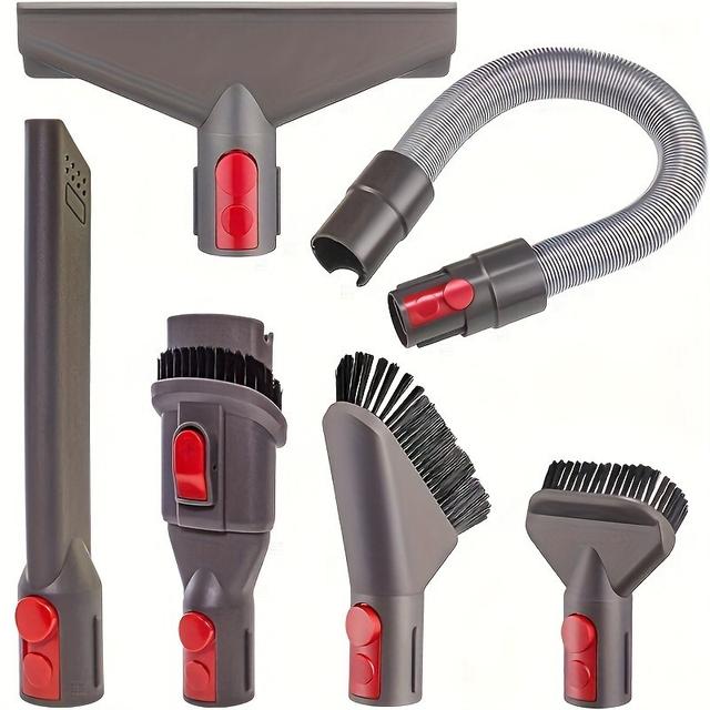 TEMU 1er-Set Zubehör-Werkzeugset Anbausatz Schlauch für Dyson V7 V8 V10 V11 SV10 SV11 Kabelloser Staubsauger (6in1)