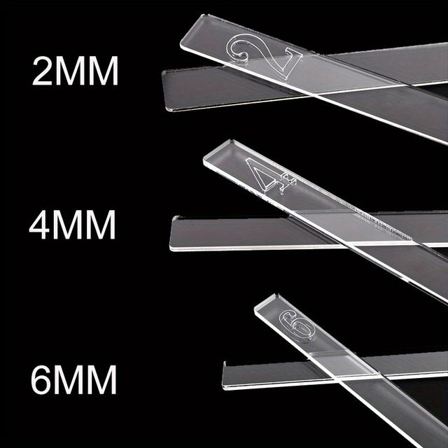 TEMU Una per livellare la spessore della pasta, per stendere pizza, biscotti e torte, insieme a un levigatore e un per misurare la spessore dell'acrilico