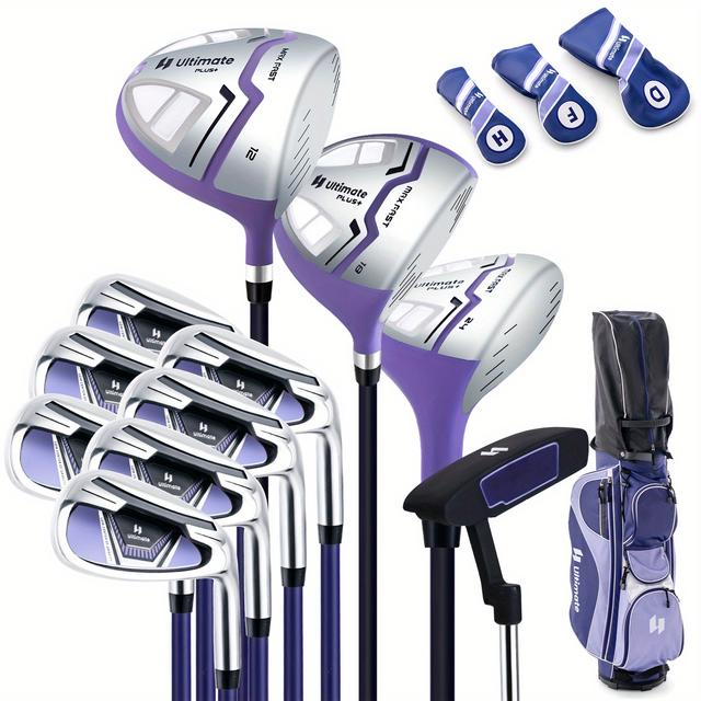 TEMU Lifezeal Women's Complete Golf Club Set Golf Club Package Set W/rain Hood,