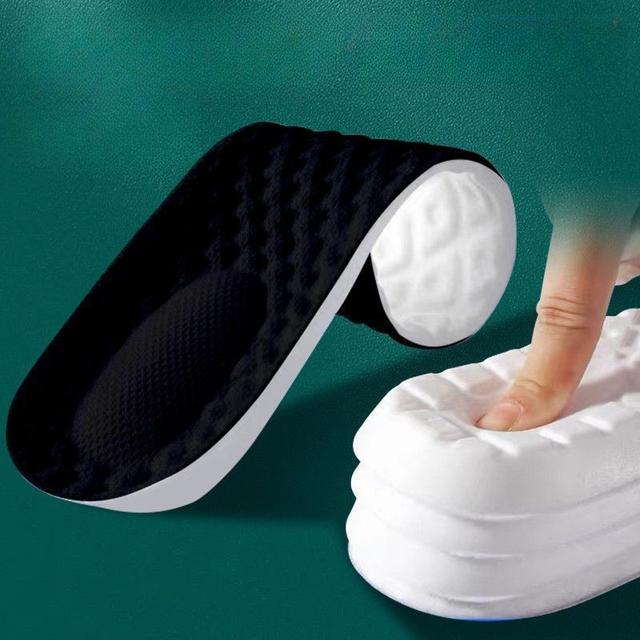 TEMU 5 Pairs Of Insoles For Sports Shoes, Designed For Running And Basketball, Providing Shock Absorption And Arch Support ( Line Size Is Small, As Size 36 Cut Down To Size 35)