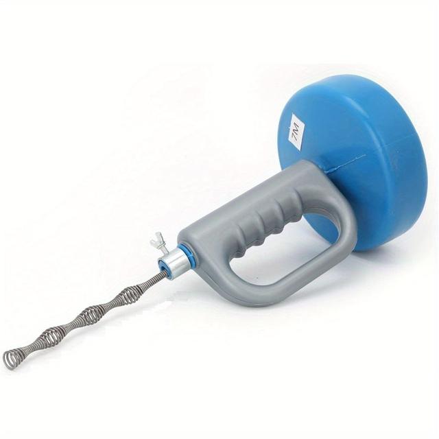 TEMU 7m Spirale Abflussreiniger Aus Kohlenstoffstahl Und Kunststoff-abflussrohr-verstopfungsentferner Ist Geeignet Für Badewannen-waschbecken-wc-küchenkanalbaggerungen