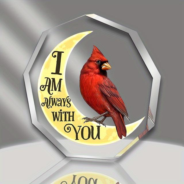 TEMU Acrylic Christmas Ornament - "i Am " Memorial Keepsake - Sympathy Gift For Loss Of - Elegant Holiday Decoration, Holiday Keepsake | Elegant | Glossy Finish