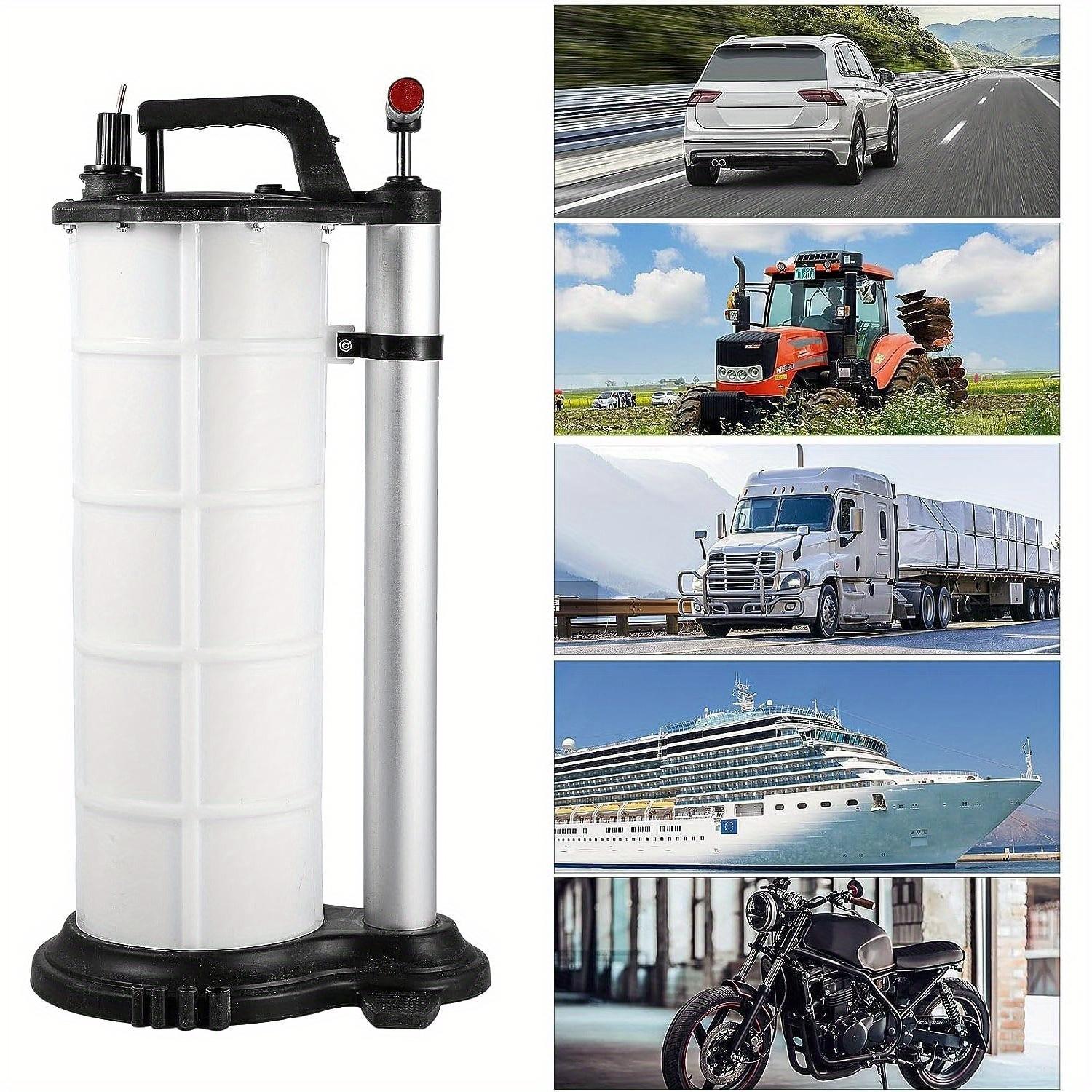 TEMU 9l Manual Vacuum Oil Pump Vacuum Oil Pump Fluid Extractor Suction Pump For Truck Boat Atv Car Motorbike Fuel Fluid Coolant Oil Extractor Transfer