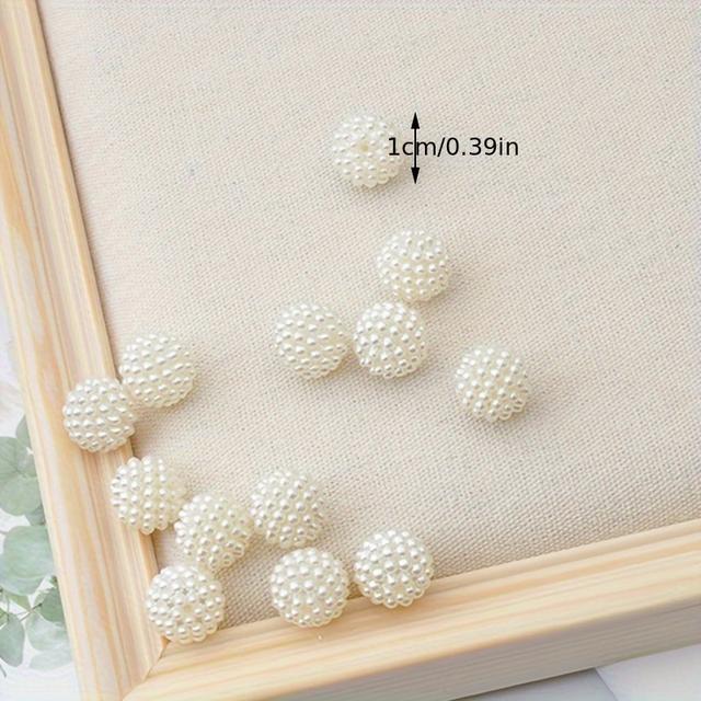 TEMU Assorted 10/12/14mm Bayberry Beads For Creative Jewelry Making - Diy Craft Supplies For Unique Bracelets, Keychains - Handmade Accessories And Fashion Gifts