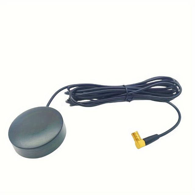 TEMU 1 szt. Antena samochodowa o wysokim zysku, okrągła, do DAB/DAB+, uniwersalna, długość kabla 3 metry, cyfrowa antena samochodowa, urządzenie wzmacniające sygnał