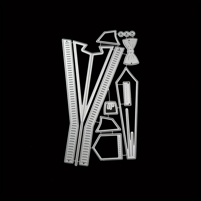 TEMU 1 Stück Metall-Stanzform, geeignet für DIY-Grußkarten oder Scrapbooking-Album-Dekorationsvorlagen