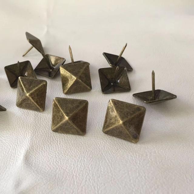 TEMU 50pcs de clous décoratifs d'intérieur étincelants vintage - en cuivre et , clous de meubles décoratifs faciles à utiliser adaptés à la décoration de canapé et d'armoire de bar
